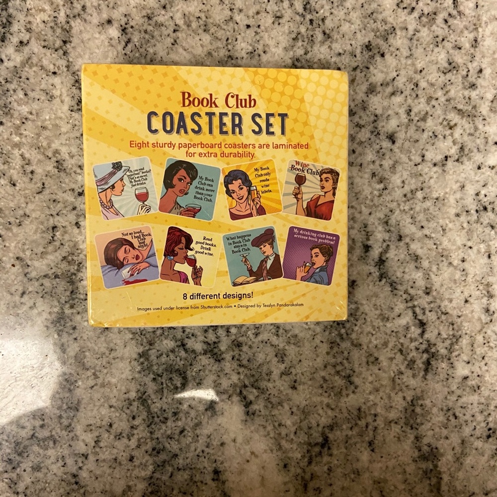 Book Club Coasters - Picture 2 of 2